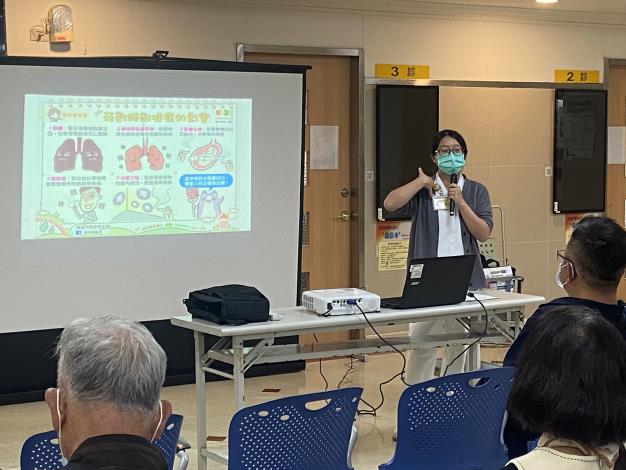 高雄榮總門診1樓菸害防制宣導(遠離菸檳酒 健康久久久)