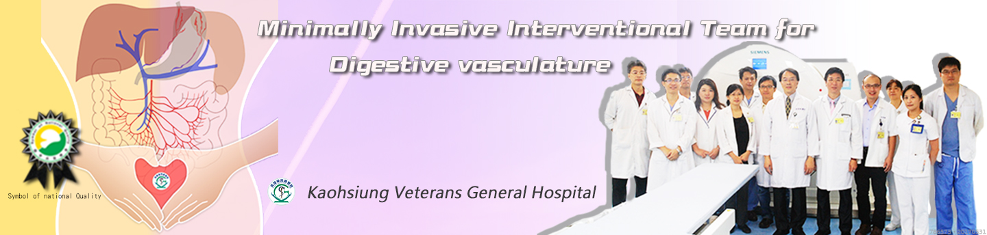 Minimally invasive interventional team for digestive vasculature(Image)